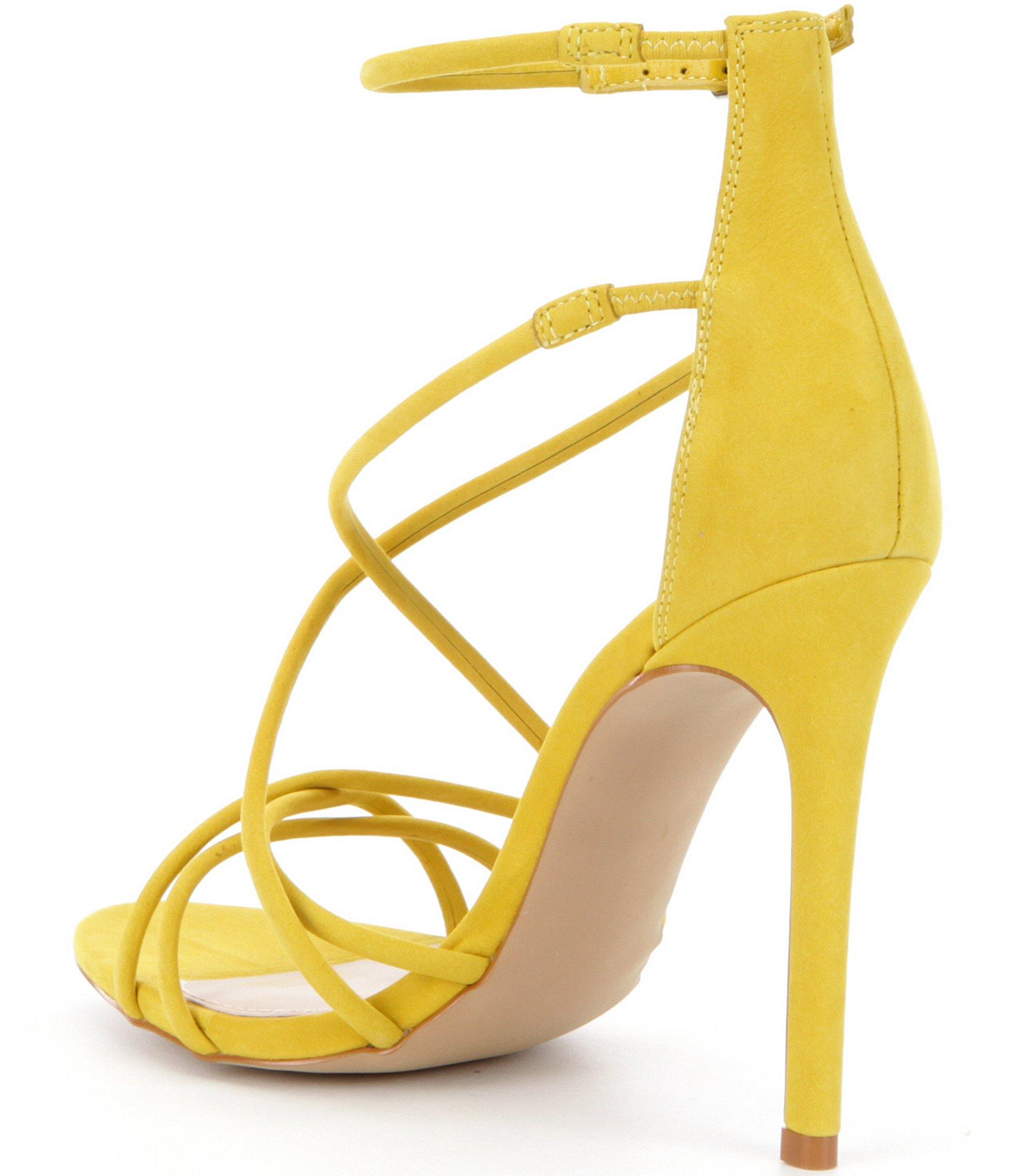 neon yellow steve madden heels